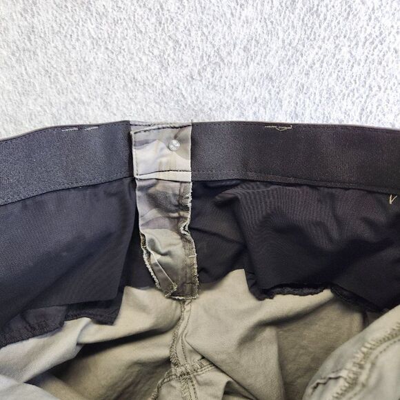 Democracy Ab Technology Pants Womens 10 Gray Camo Tapered Slimming Comfort - Picture 5 of 16